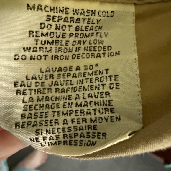 Vintage Denim Supply Ralph Lauren Tan Twill Safari Field Shirt Size Large - Picture 12 of 12